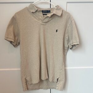 Polo by Ralph Lauren Beige Custom Fit Polo